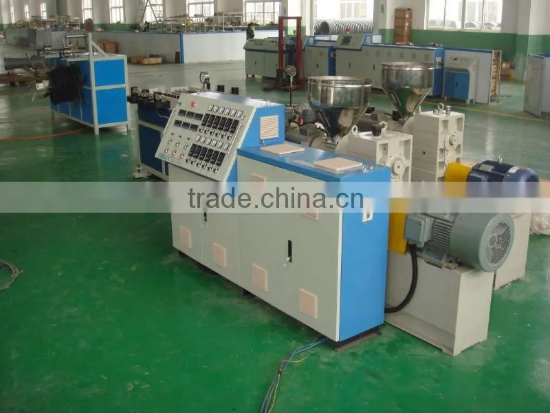 Made in Jiaozhou PE double wall corrugated pipe extruder/production line/machinery