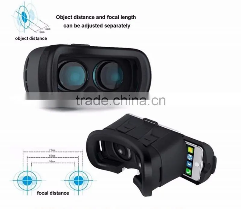 2016 hot sale VR 3D Glasses , VR BOX 2.0, Virtual Reality Glasses