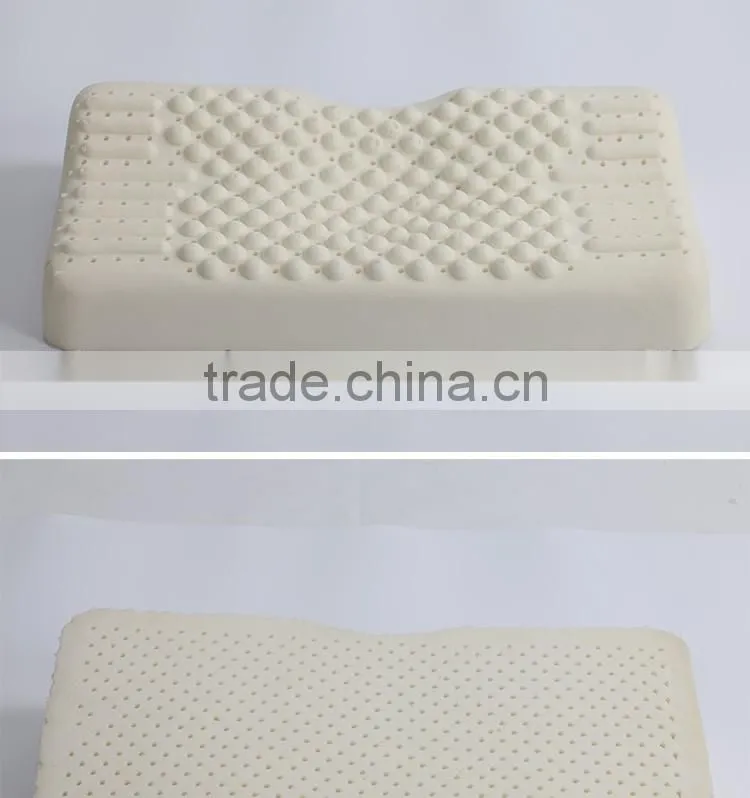 XD-KM006 relaxing neck protection massage pillow/health latex pillow cover 50D 60*30*11/13