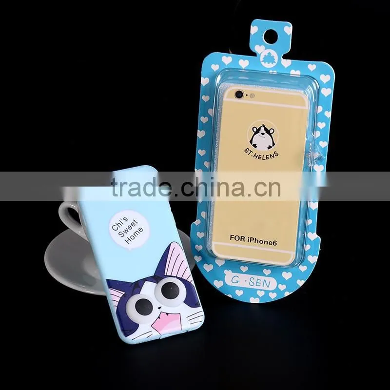Lovely Cartoon Universal 3D TPU Silicone Phone Case For iPhone 6 6S
