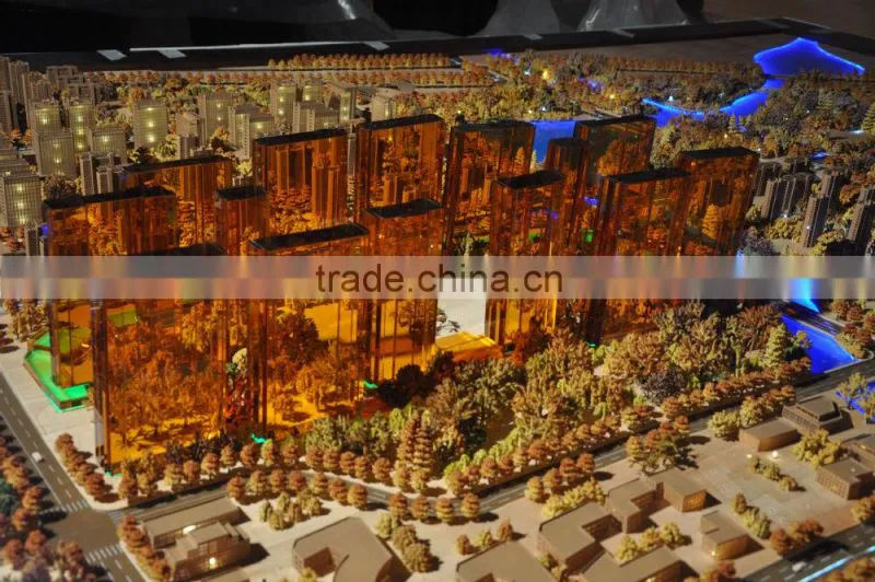 Wooden building model