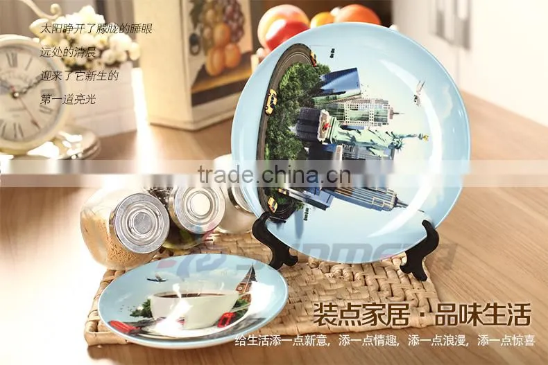 Sublimation 7" sublimation ceramic plate, heat press plate