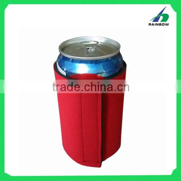 Foldable neoprene stubby can cooler