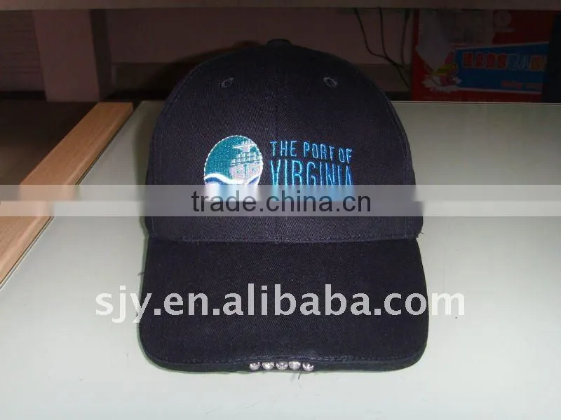 Wholesale fitted LED promotion baseball cap
