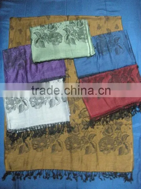 viscose Jacquard shawls/winter 2013 style