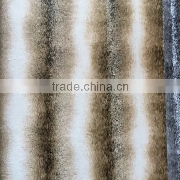 strip fake fur pattern vinyl wallpaper