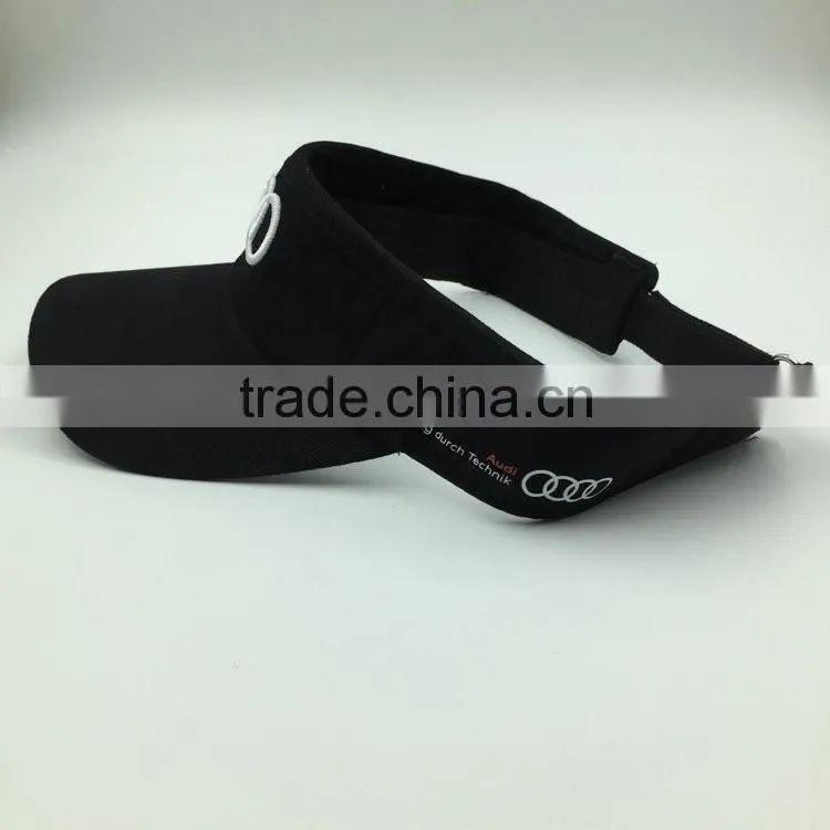 Wholesale 3D embroidery golf sports unisex sunvisor