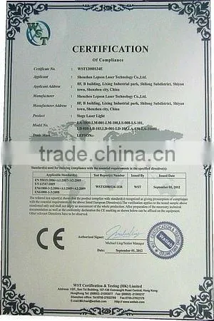 160mW RG laser home party projector laser stage lightings