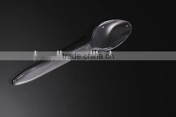 PS disposable plastic spoon and fork