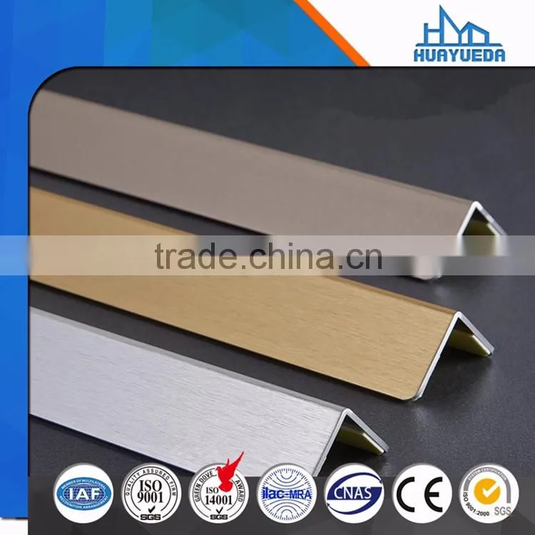 Aluminium Angle For Interior Finish
