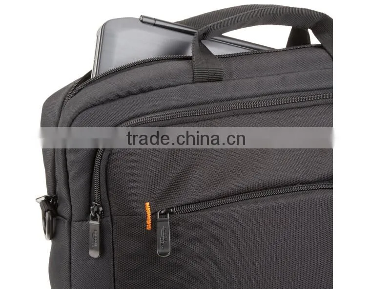 Triple deckers fashion classic black laptop bag
