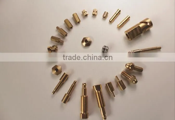 CNC Machined brass Nuts, CNC turning parts