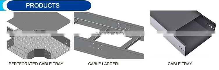Solid Electroplated Salt Spray Galvanized Cable Trunking Duct , Perforated Cable Duct