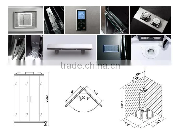 CRW AE031 portable Steam shower massage Room