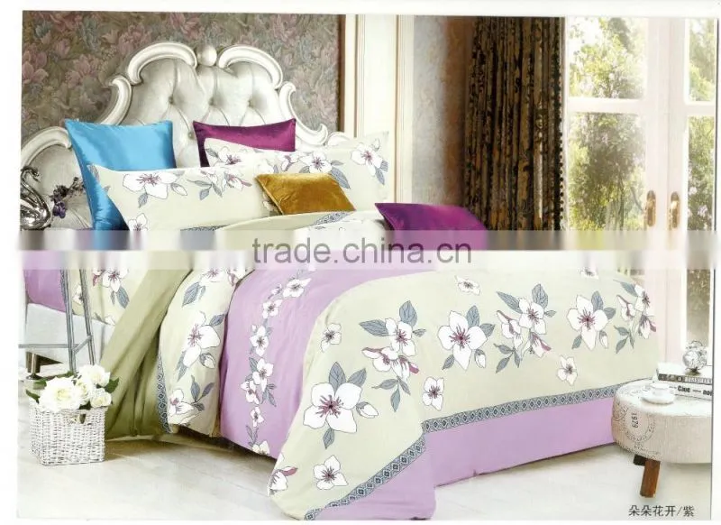 Wholesale Luxury Shiny Oriental Bedding Set Cotton Rayon fabric