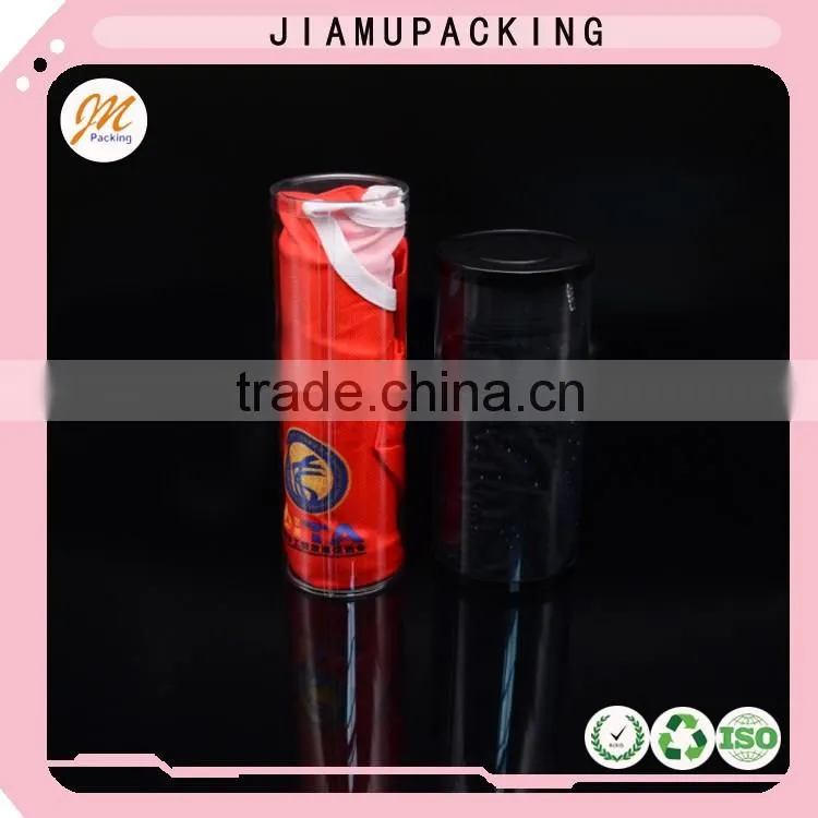 quality clear plastic PVC cylinder tube container, hot sale round box packaging