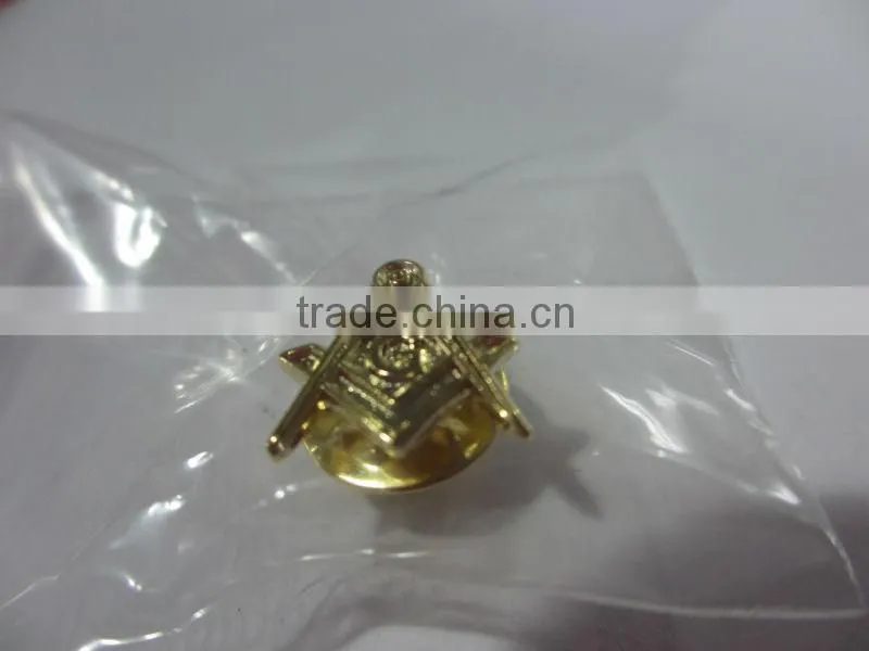 Chinese wholesale metal customized masonic lapel pins, metal pin badges