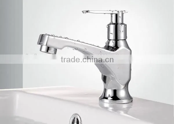 new design ceremic cartridge basin faucet, single handle brass body ceremic cartridge basin faucet