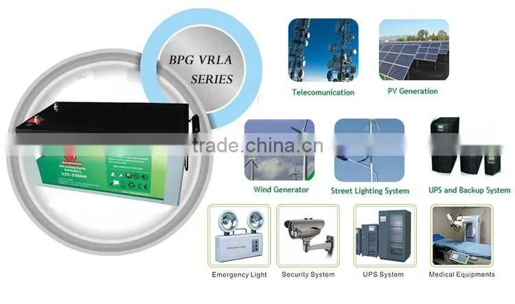 long life Solar Power Storage 12v 120ah agm vrla ups battery