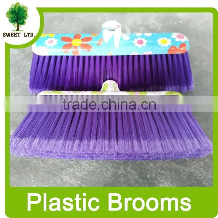 Good quality PET fiber plastic broom for indonesian market