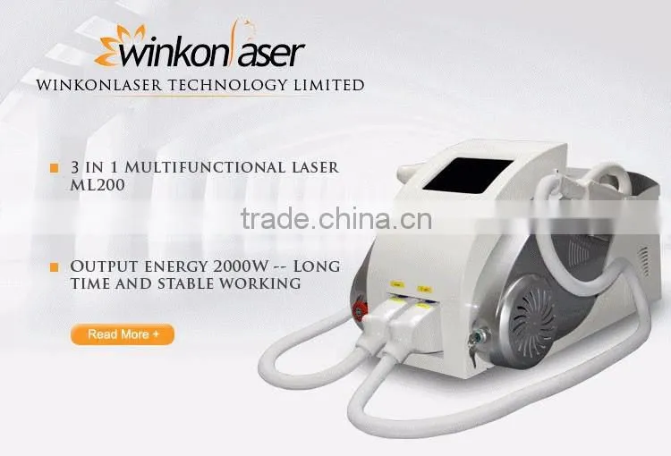 Promotion high frequency ipl handle home laser hair removal machine for acne treatment