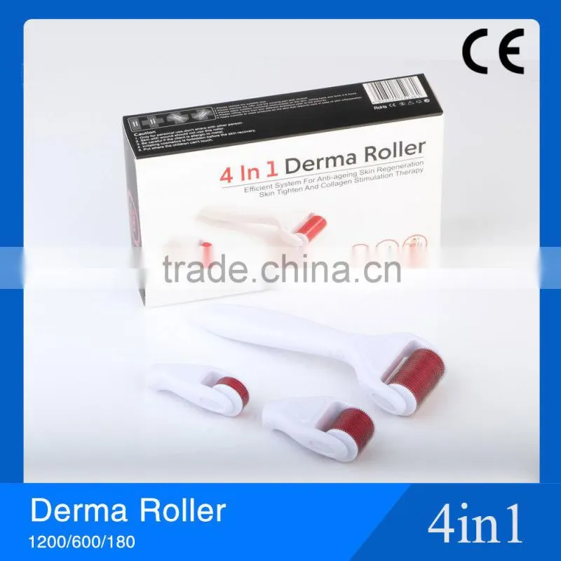 4 in 1 300/720/1200 skin lifting microneedling system massage roller with disinfecting zone L013C