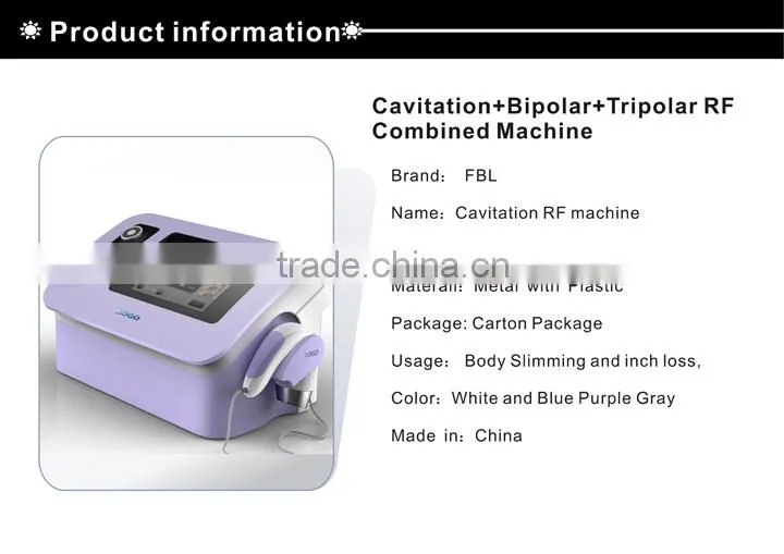 2014 Hottest 3 in 1 Cavitation Machine with early delivery
