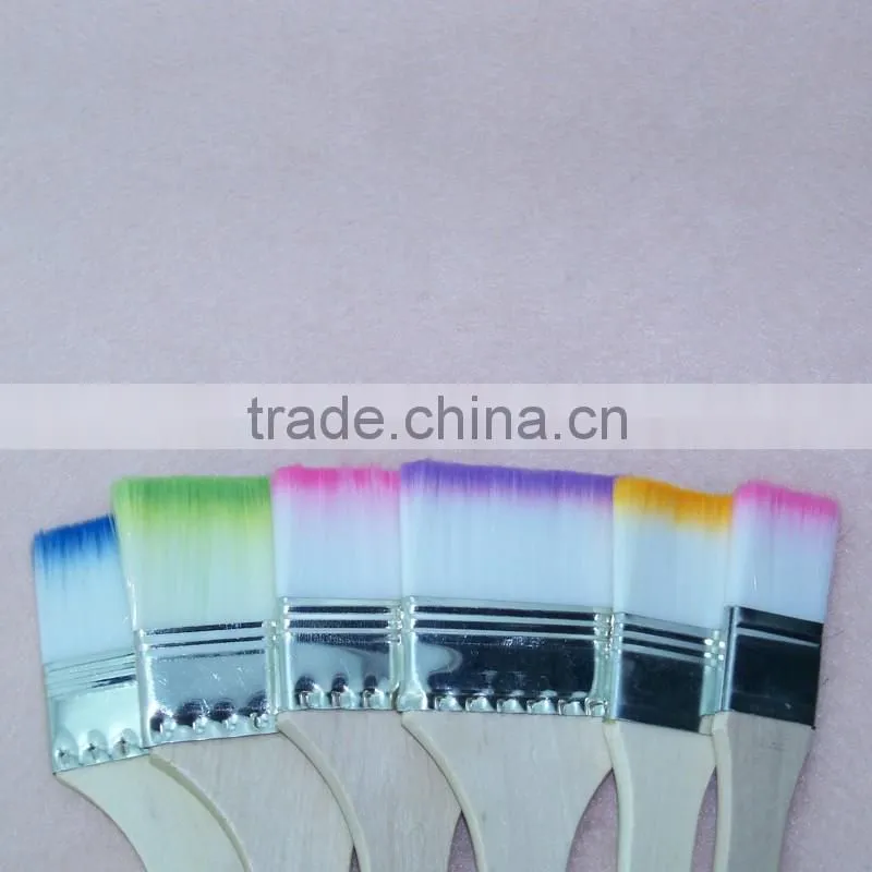 Colorful nylon hair dust cleaning barbecue brush paint brush set