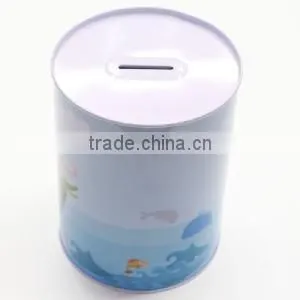 2016 hot selling metal money saving pot 8*13cm $1.0