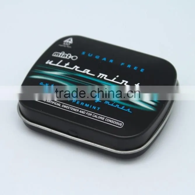 hot sale hinged small metal mint tins