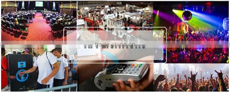 Full color ABS ISO14443A chip passive 13.56Mhz wristband