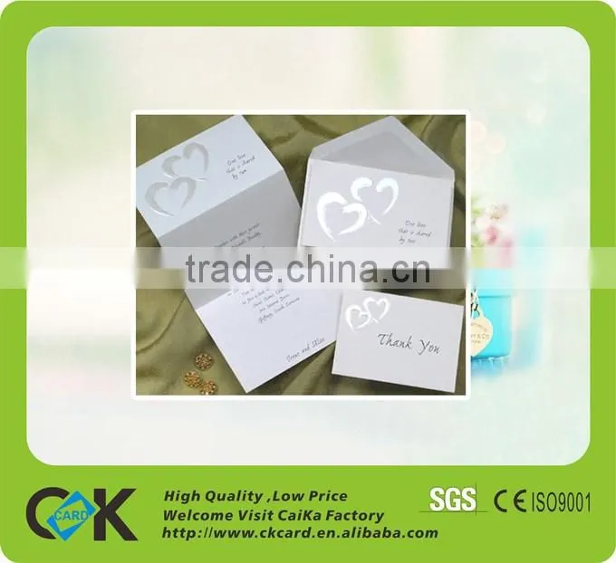 a4 size 3D luxury christmas card printing 300g art paper