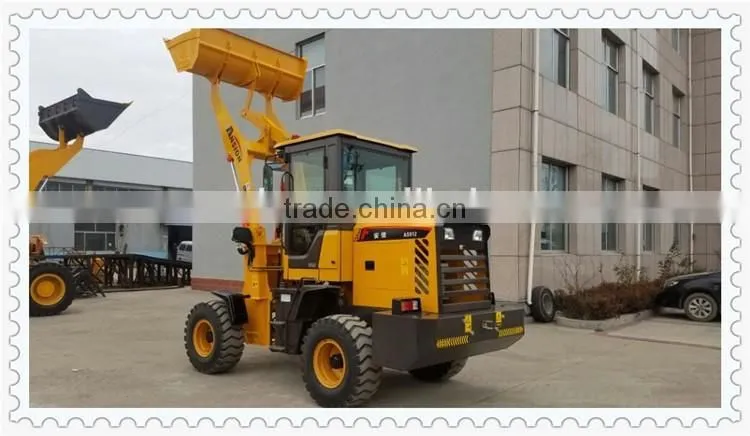AS912 Brand new 1.2Ton articulated mini small wheel loader for sale ZL12F