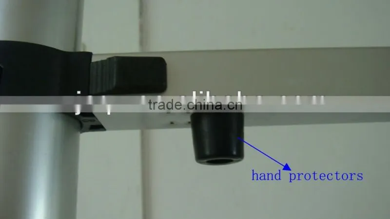 5m aluminum telescopic ladder with new TUV GS/EN131