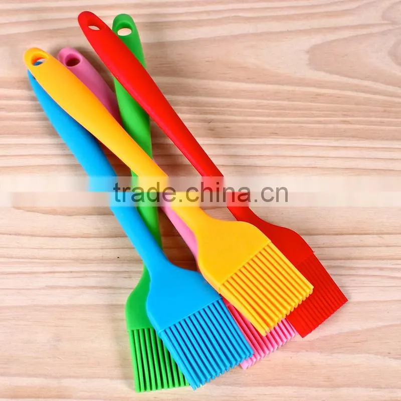 100% food grade approve silicone bbq basting grill brush