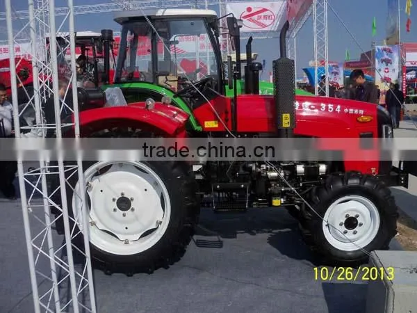 354 garden tractor with cabin with front loader