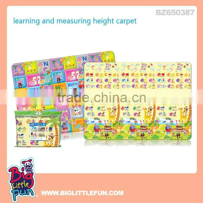 Alphabet letter kid mat,ludo board game mat