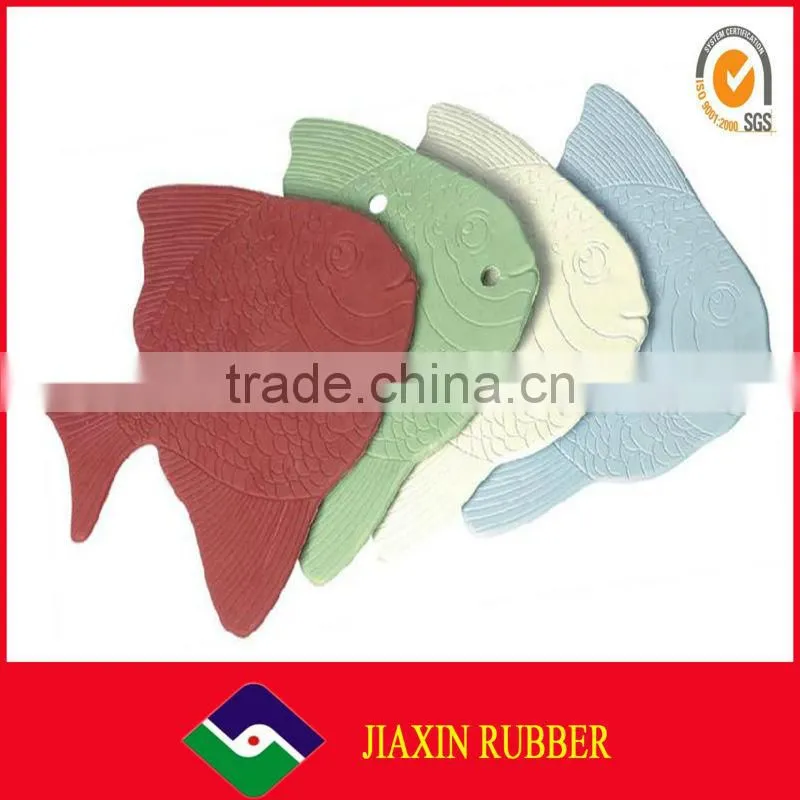 Wholesale multicolor round shaped cartoon logo transparent cup glass mat