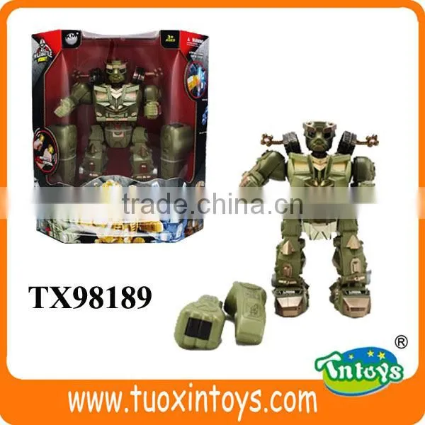 Infrared ray remote control fighting robot toy