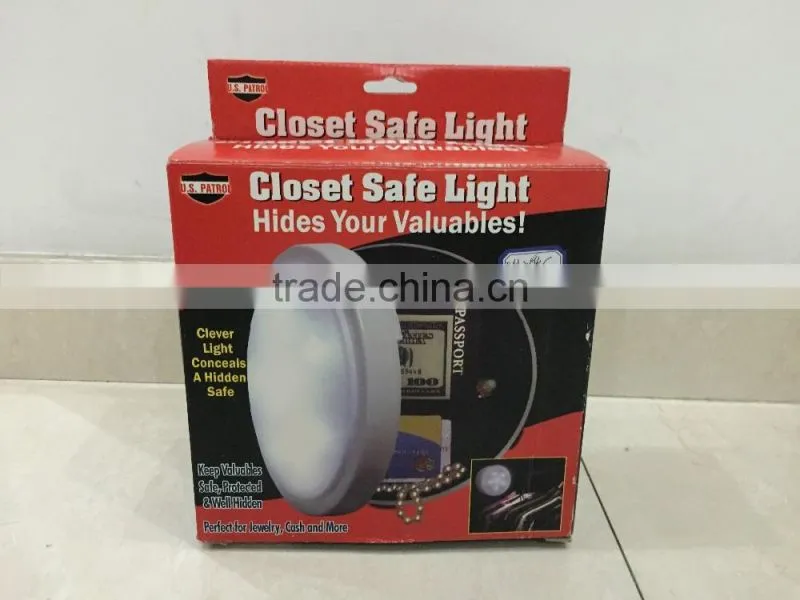 closet safe light led closet light led Hide Your Valuables Clever Light Conceales a Hidden Safe