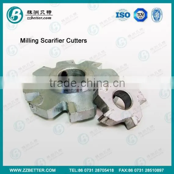 Scarifying Milling Cutters utilized for waterproofing membrane removal