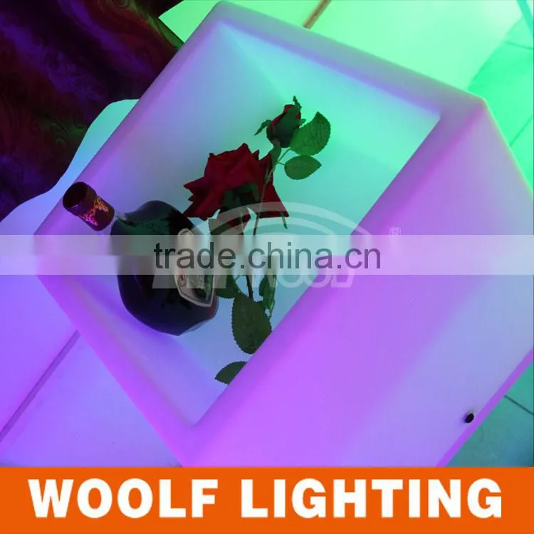 led large plastic cheap ice champagne bucket