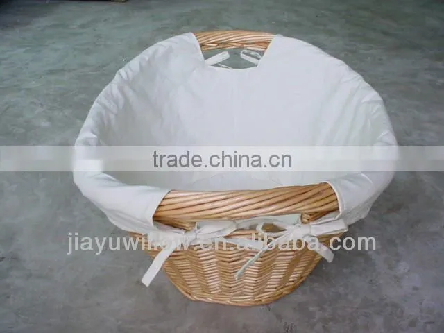 small willow wicker storage basket for decorations