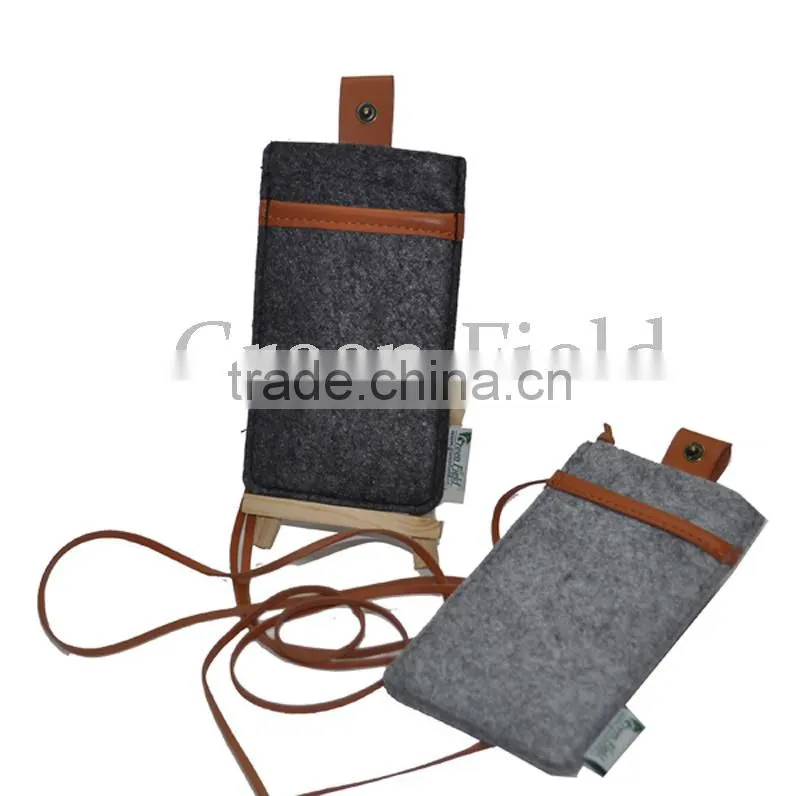 Cheap cell phone neck pouch fancy mobile phone pouch