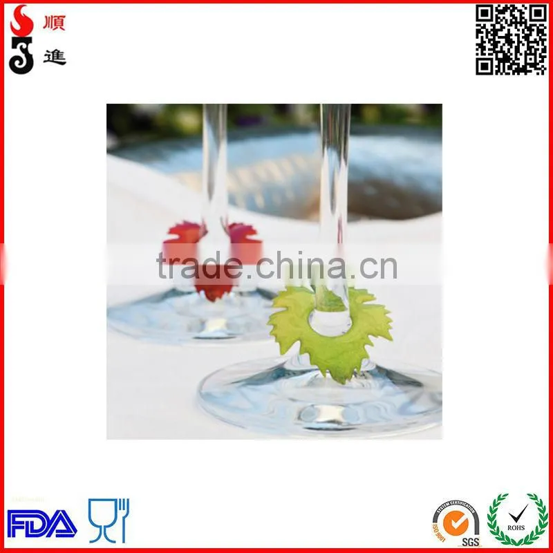 Slicone ice shot goblet glass markers for party