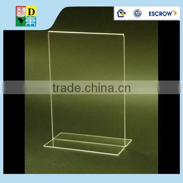 Hot sale of acrylic desk sign holder from china supplier