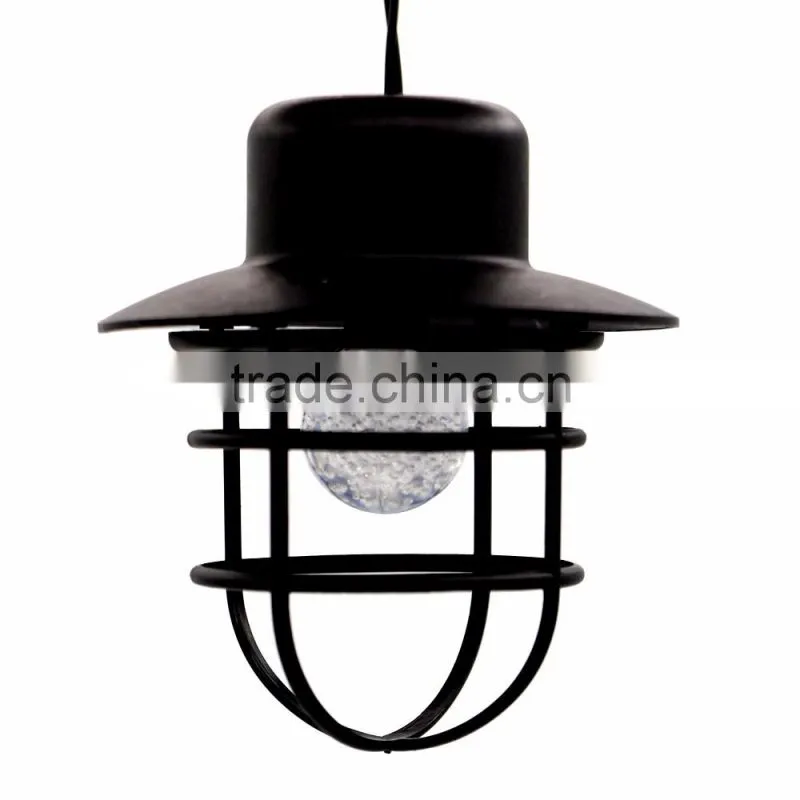 10-Light Solar Hanging Lantern String Light Outdoor LED Landscape Lawn Garden Lamp