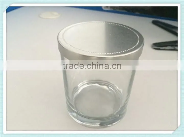 clear glass jar with silver lids water proof