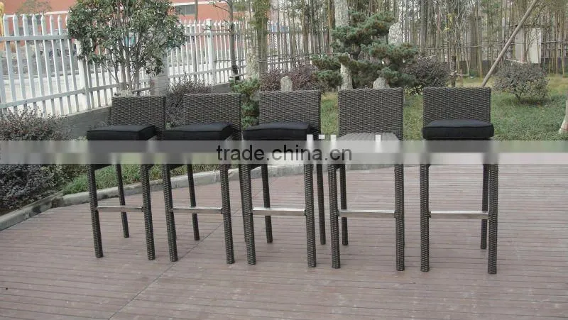 French bistro rattan chairs
