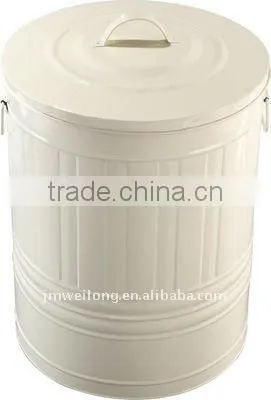 High Quality Large Capacity Outdoor Metal Garbage Waste Bin